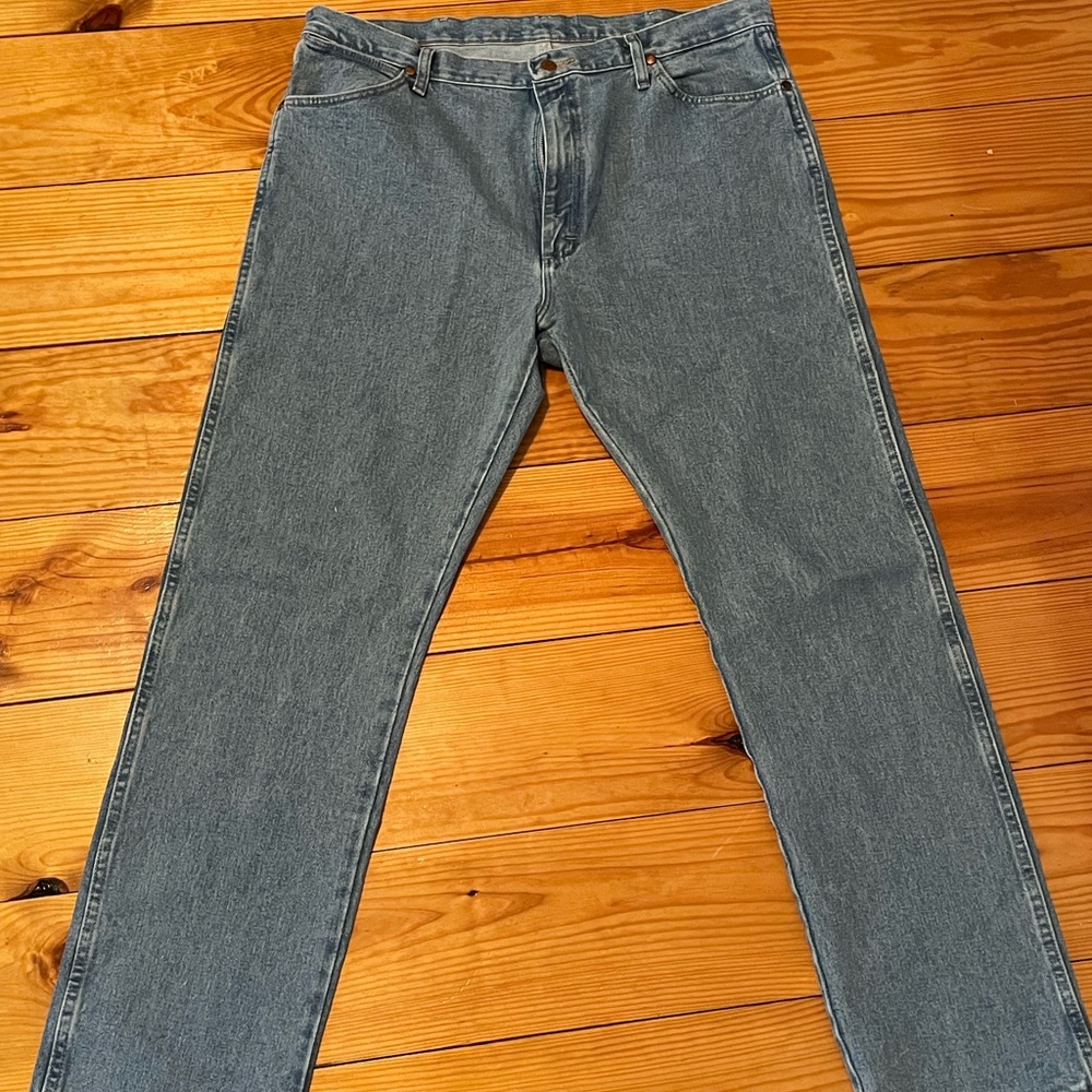 Wrangler Cowboy Cut Jeans, Original Fit: Antique Wash- 38x34